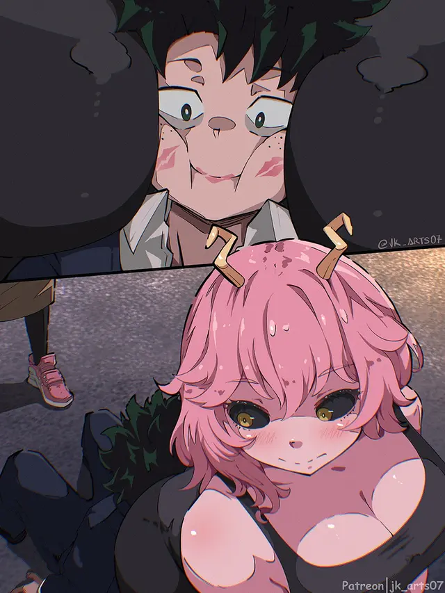 Adult Mina, Adult Ochako, Ashido Mina (Boku No Hero Academia (Finale), My Hero Academia (Finale)) by Jk Arts, Jk Arts07