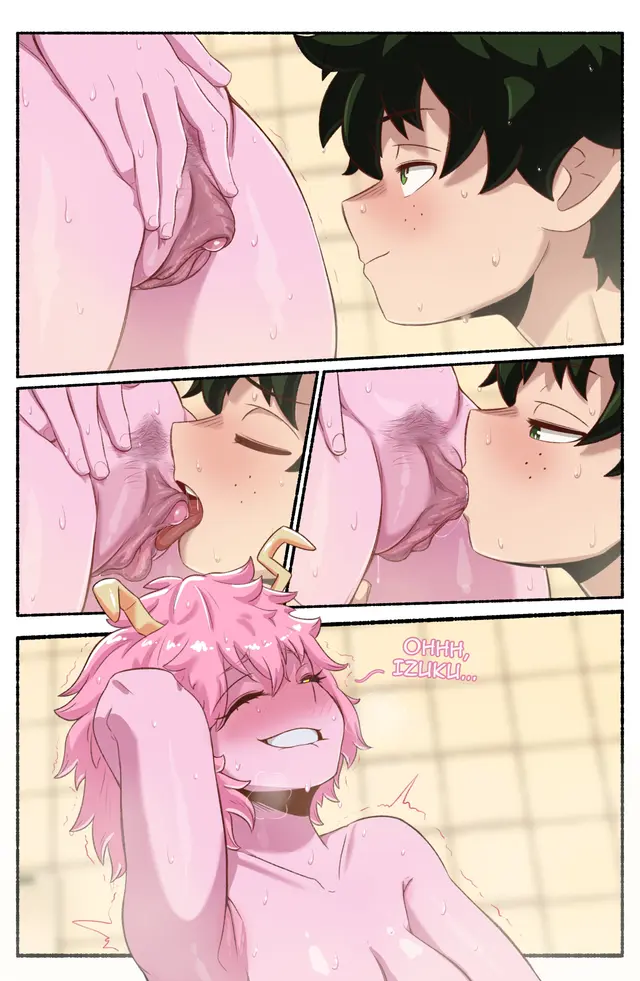 Ashido Mina, Izuku Midoriya, Midoriya Izuku (Boku No Hero Academia, My Hero Academia) by Greatm8