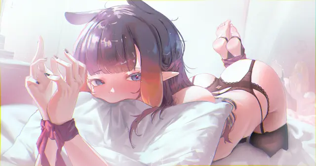 Background Character, Shiranui Flare (Hololive English, Hololive Myth) by Floomf