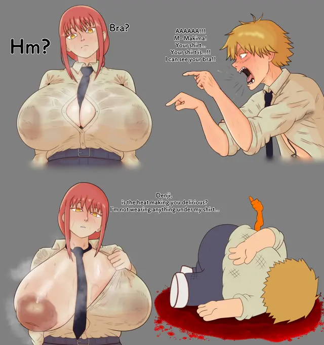 Denji, Makima, Pochita (Chainsaw Man) by Chowz