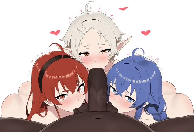Eris Greyrat, Roxy Migurdia, Sylphiette (Mushoku Tensei) by Lord Dante, Lorddantesito