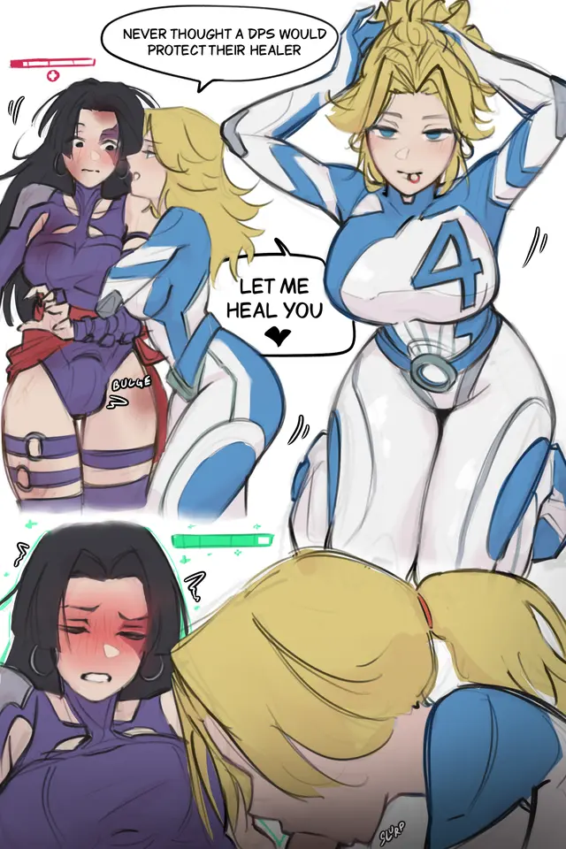 Invisible Woman, Psylocke, Psylocke (Sai) (Marvel Rivals)