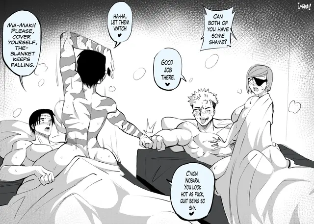 Itadori Yuuji, Kugisaki Nobara, Yuta Okkotsu (Jujutsu Kaisen) by Indralvspaizuri