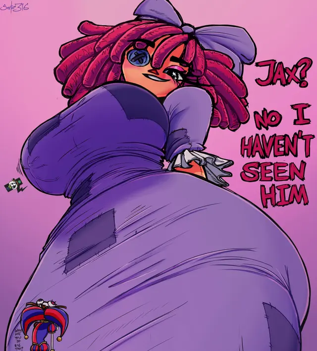 Jax, Pomni, Ragatha (Glitch Productions, The Amazing Digital Circus) by Sector316