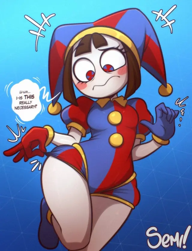 Pomni (Fortnite, Glitch Productions) by Semidraws