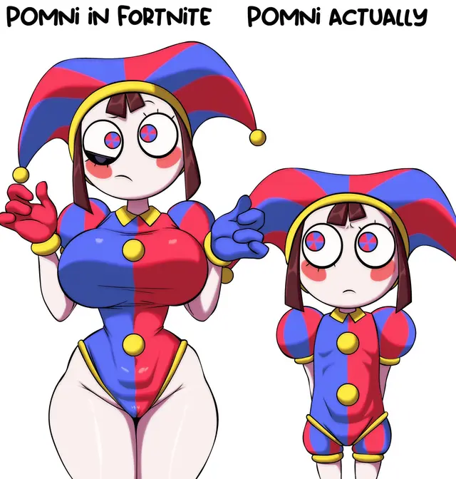 Pomni (Fortnite, The Amazing Digital Circus) by Divine Wine