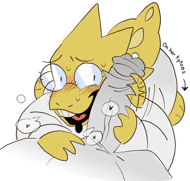 Alphys (Deltarune, Undertale) by Real Saming