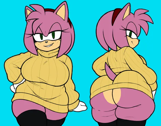 Amy Rose (Sonic The Hedgehog) by Champchidi, Colorshun