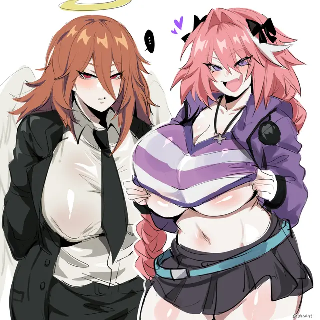 Angel Devil, Astolfo (Chainsaw Man, Fate/Apocrypha) by Kurenaiz1