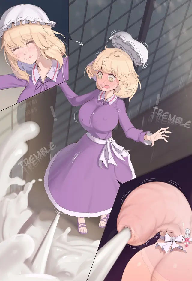 Anon, Maribel Hearn (Touhou) by Cepfai