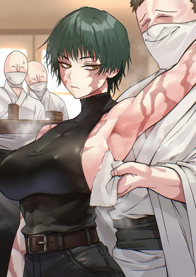 Anonymous Male, Zenin Maki (Jujutsu Kaisen) by Tresmarrow
