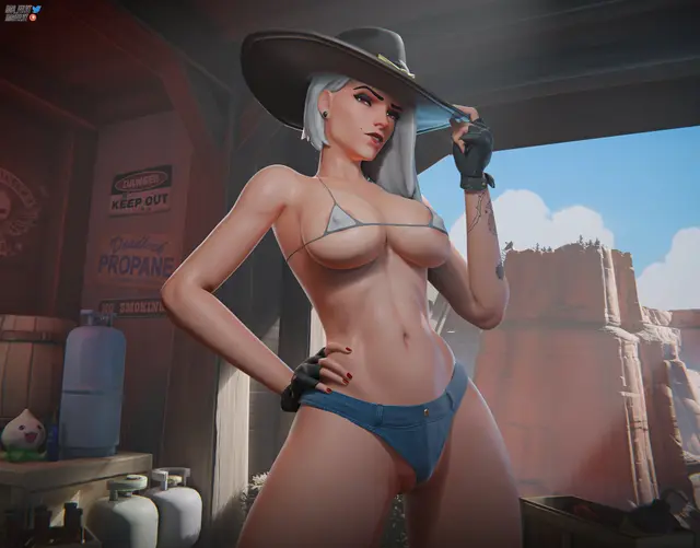 Ashe (Overwatch) by Hasfeldt