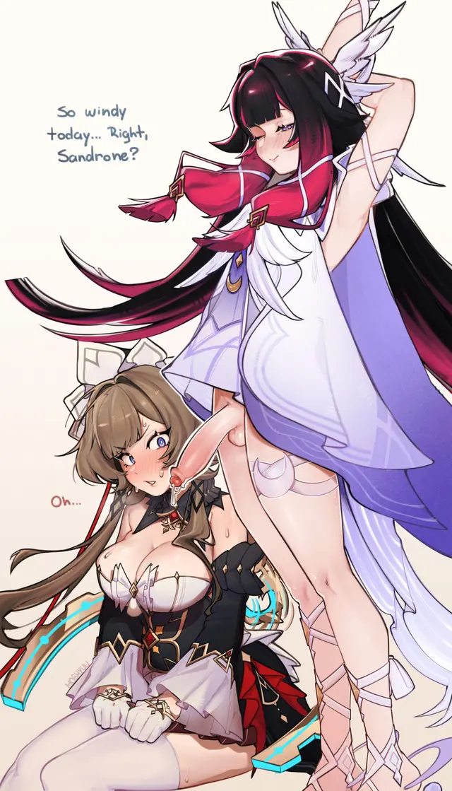 Columbina, Sandrone (Genshin Impact) by Moshyuu