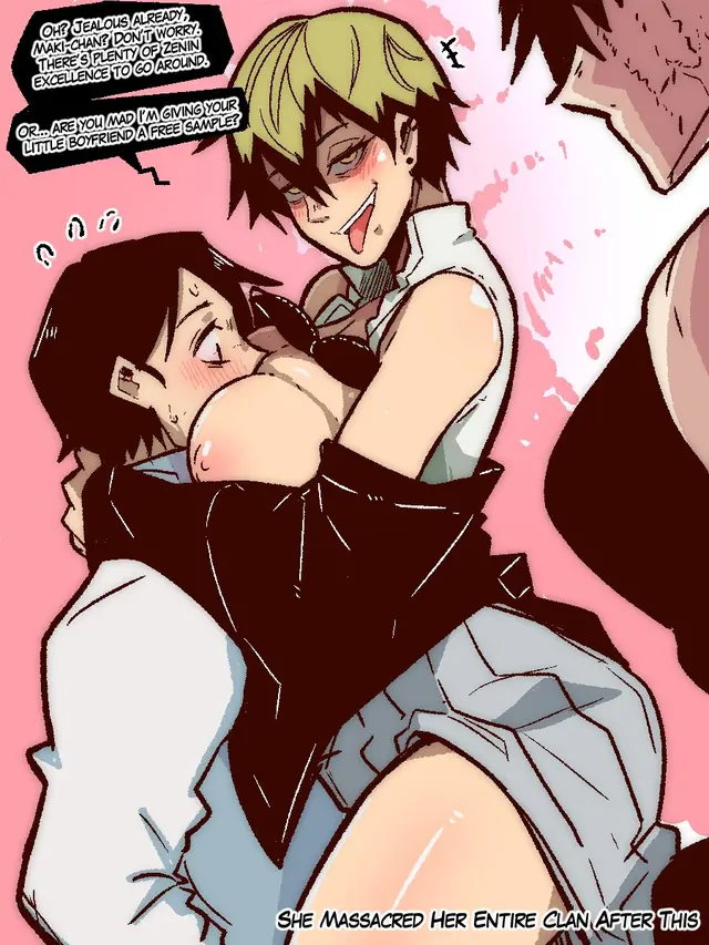 Female Naoya, Maki Zenin, Yuta Okkotsu (Jujutsu Kaisen) by Mark Gavatino