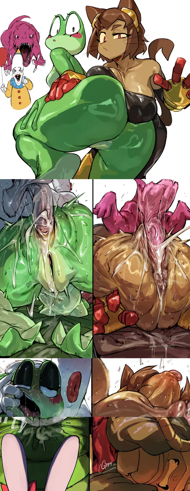 Gobbles, Jax, Kaboodle (Gameoverse, Glitch Productions) by Bonnypir, Doppel