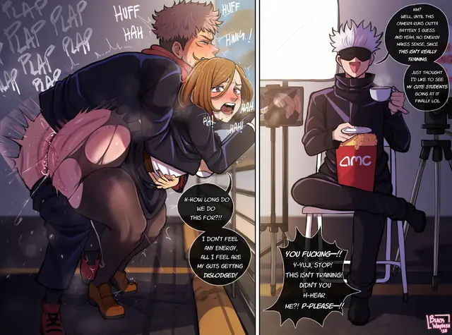 Gojo Satoru, Itadori Yuuji, Kugisaki Nobara (Jujutsu Kaisen) by Blackwhiplash, Bwl