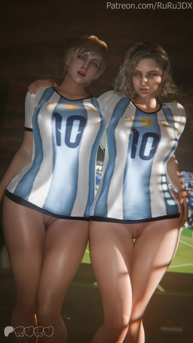 Grace Ashcroft, Sherry Birkin (Resident Evil 9 Requiem, World Cup) by Ruru3dx