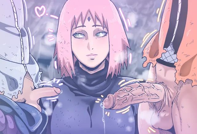 Haruno Sakura, Sakura Haruno, Sasuke Uchiha (Naruto Shippuden) by D-Art
