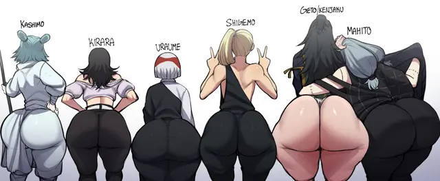 Haruta Shigemo, Hoshi Kirara, Kashimo Hajime (Jujutsu Kaisen) by Blackwhiplash, Bwl