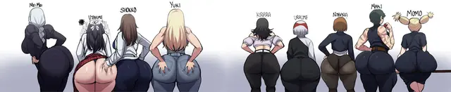 Hoshi Kirara, Kugisaki Nobara, Mei Mei (Jujutsu Kaisen) by Blackwhiplash, Bwl