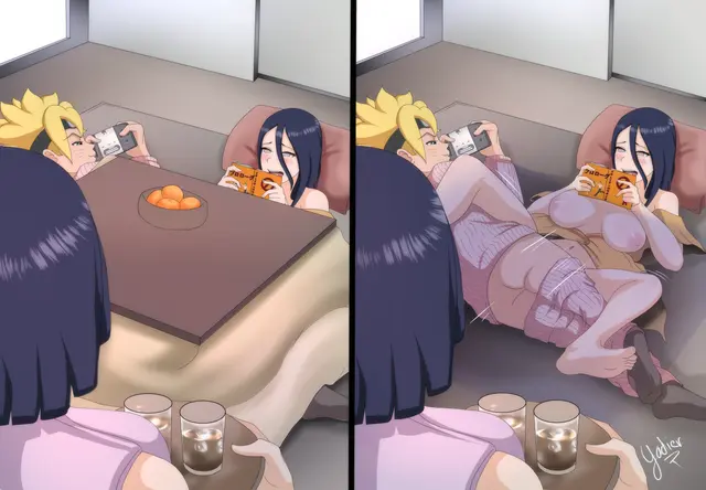 Hyuuga Hanabi, Hyuuga Hinata, Uzumaki Boruto (Boruto Naruto Next Generations) by Yadiersometimes
