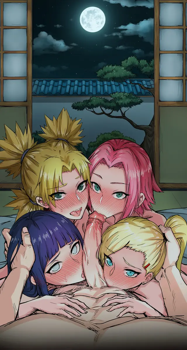 Hyuuga Hinata, Ino Yamanaka, Sakura Haruno (Naruto Shippuden) by Bowsey