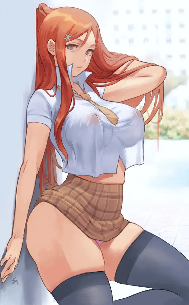 Inoue Orihime (Bleach) by Zefra Bleu