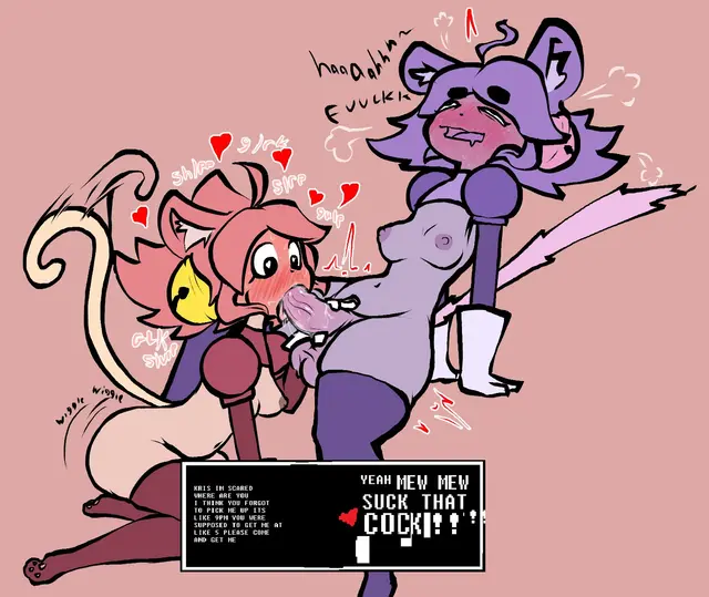 Irritable Ghost, Mad Dummy, Mad Mew Mew (Deltarune Chapter 5, Undertale) by Steadmondslick