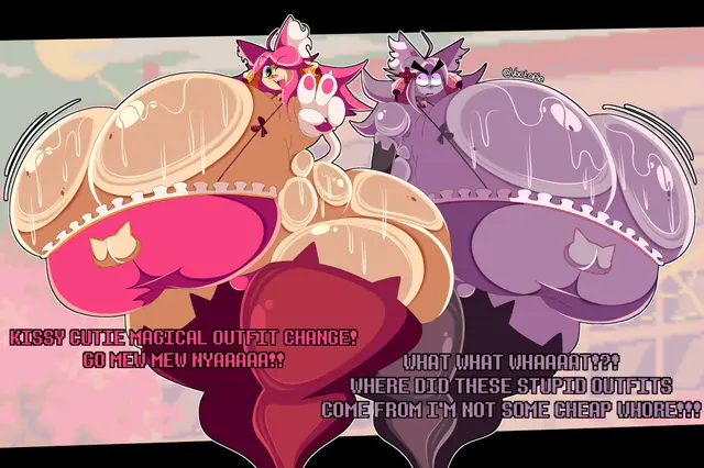 Irritable Ghost, Mad Mew Mew, Pink (Deltarune, Toby Fox (Copyright)) by Voctopie