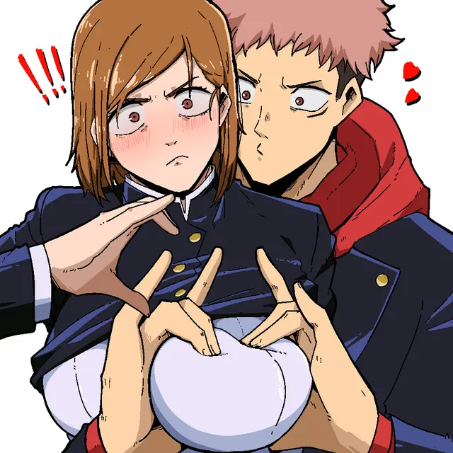 Itadori Yuuji, Kugisaki Nobara (Jujutsu Kaisen) by Mark Gavatino