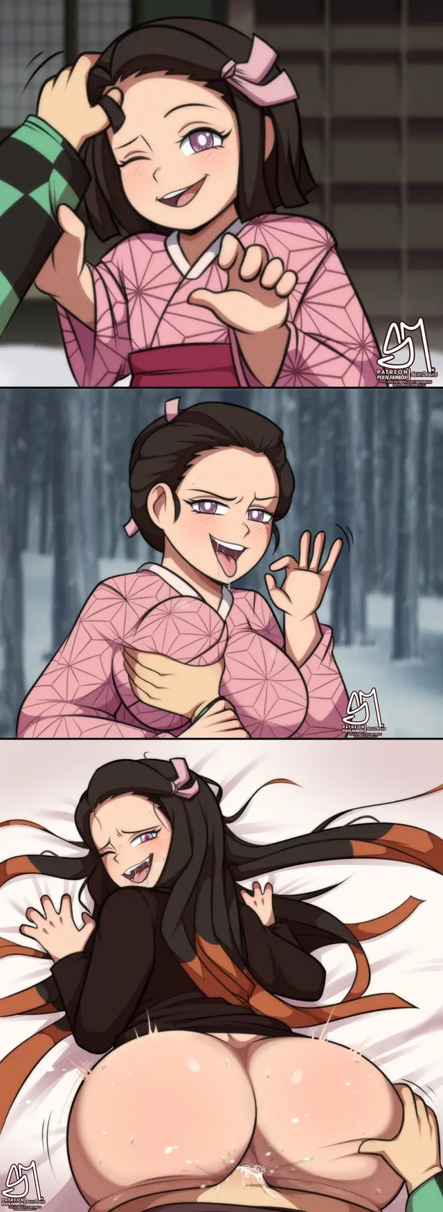 Kamado Nezuko (Demon Slayer, Kimetsu No Yaiba) by Semidraws