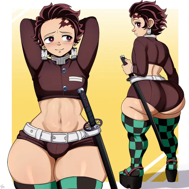 Kamado Tanjirou (Demon Slayer, Kimetsu No Yaiba) by Blackwhiplash