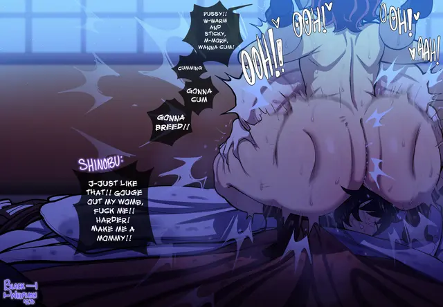 Kamado Tanjirou, Kochou Shinobu, Tomioka Giyuu (Demon Slayer, Kimetsu No Yaiba) by Blackwhiplash, Bwl