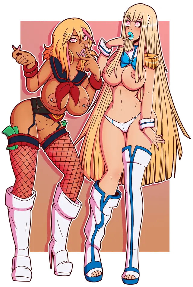 Kiryuuin Satsuki, Matoi Ryuuko (Kill La Kill) by Wrenzephyr2