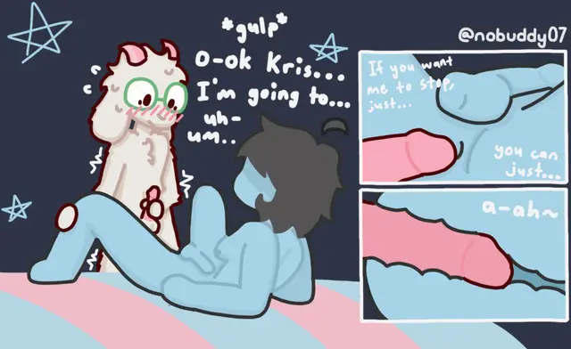 Kris, Kris Dreemurr, Ralsei (Deltarune, Undertale) by Nobuddy