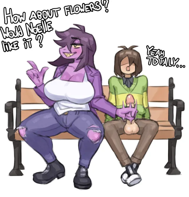 Kris, Susie (Deltarune) by Egoroamer, Egoroamer (Artist)