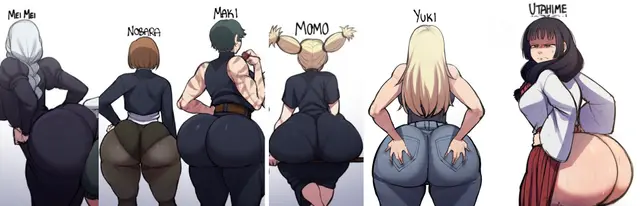 Kugisaki Nobara, Maki Zenin, Mei Mei (Jujutsu Kaisen) by Blackwhiplash