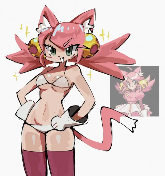 Mad Mew Mew, Mew Mew (Deltarune Chapter 5, Undertale) by Citrusflower25