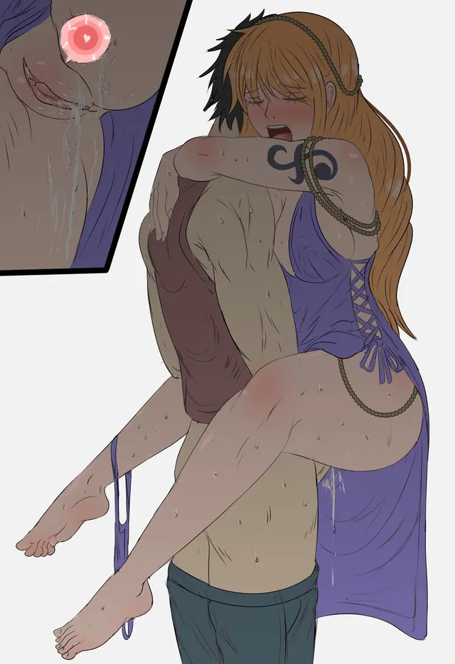 Monkey D Luffy, Nami, Nami (One Piece) (One Piece Zou Arc) by Fuzzlogik