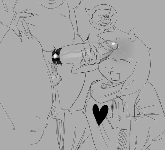 Ralsei, Ralsei With White Fur, Susie (Deltarune) by Awfulxen