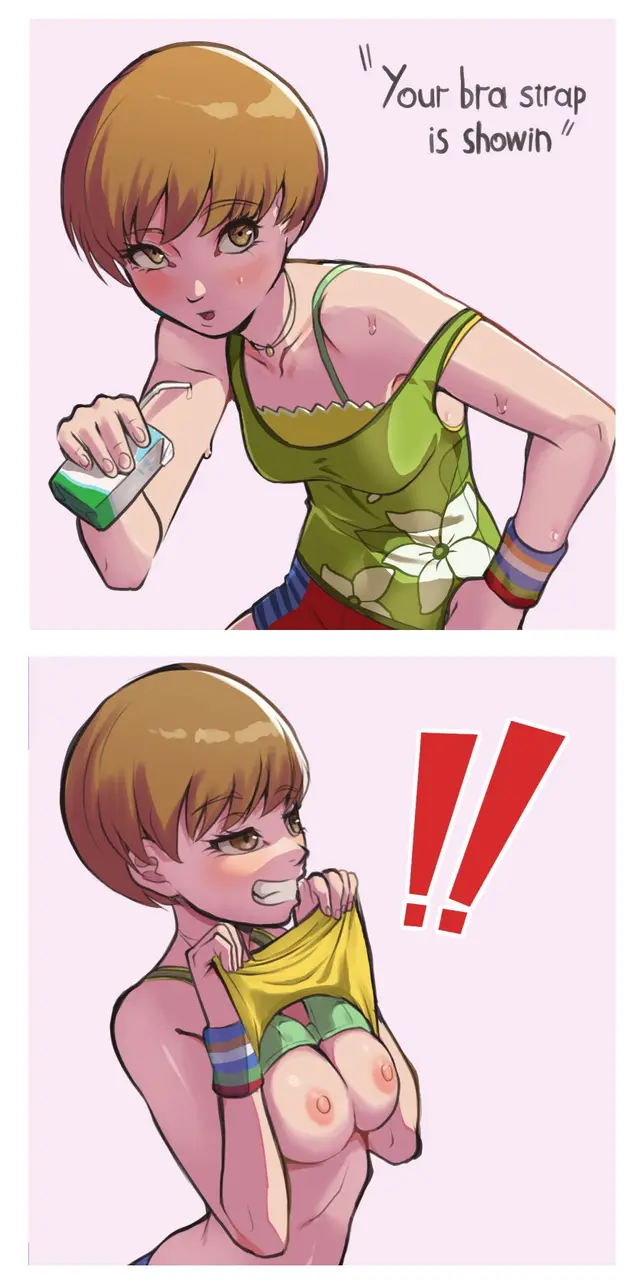 Satonaka Chie (Atlus, Persona 4) by Nico-Mo