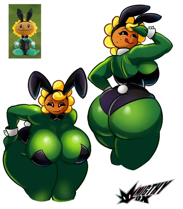 Sunflower (Electronic Arts, Plants Vs. Zombies) by Mighty Dx