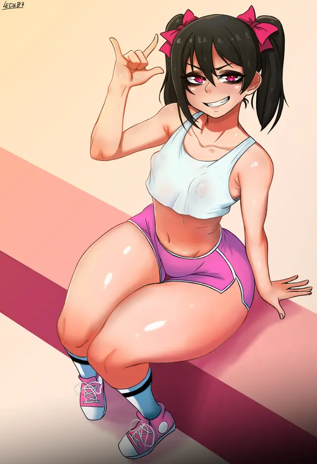 Yazawa Nico (Love Live! School Idol Project) by Led103, Triple-Q