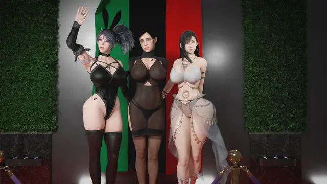 Akali, Ellie, Ellie Williams (Final Fantasy, League Of Legends) by Taikakettu