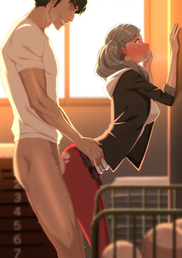 Ann Takamaki, Suguru Kamoshida (Persona 5) by Eruu, Eruu (Eruuman)