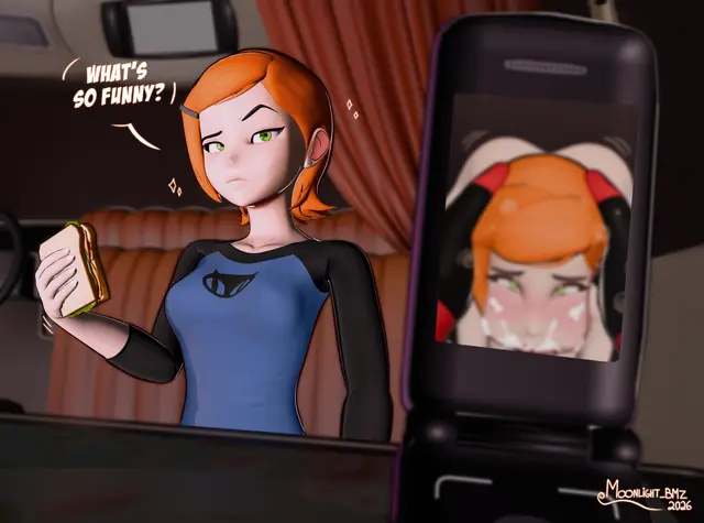 Ben Tennyson, Fourarms, Gwen Tennyson (Ben 10 (Classic), Cartoon Network) by Moonlight Bmz