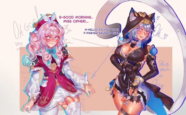 Cipher, Hyacine (Honkai Star Rail) by Artist Request