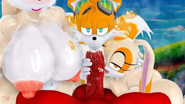 Cream The Rabbit, Knuckles The Echidna, Miles Prower (Sega, Sonic The Hedgehog) by Highv0ltage
