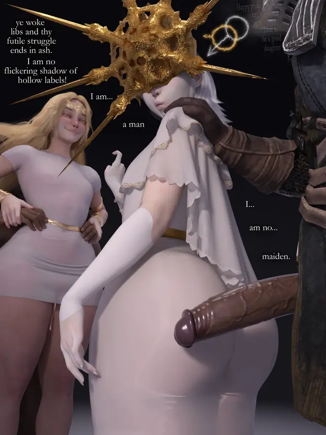 Dark Sun Gwyndolin, Miquella (Dark Souls, Elden Ring) by Popogori