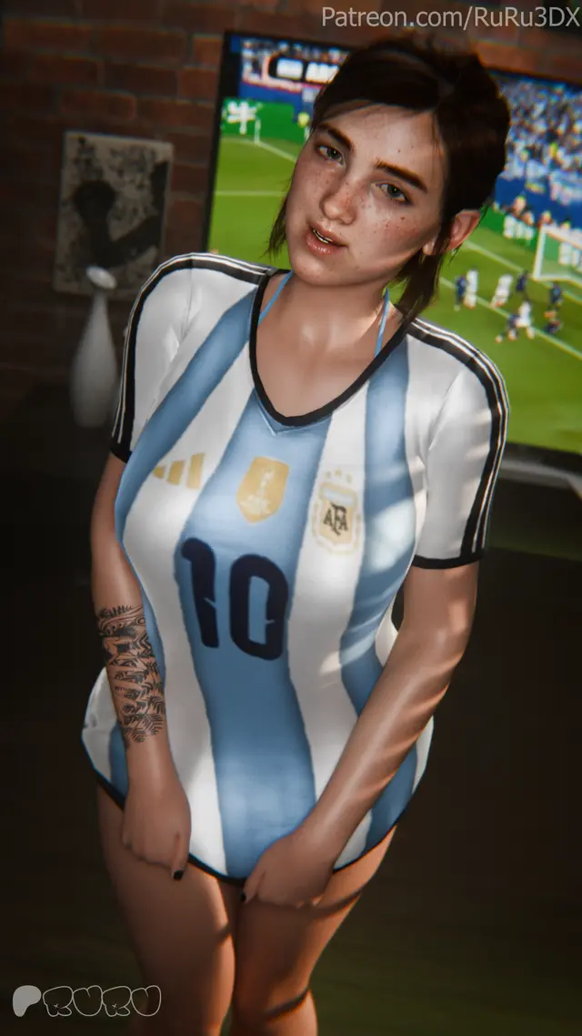 Ellie, Ellie Williams (The Last Of Us 2, World Cup) by Ruru3dx
